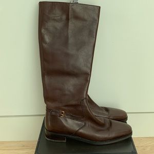 Ralph Lauren Tall brown Riding Boots 7